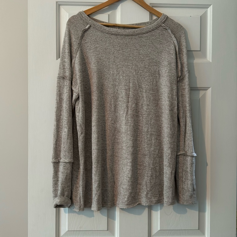 Maternity soft long sleeve top